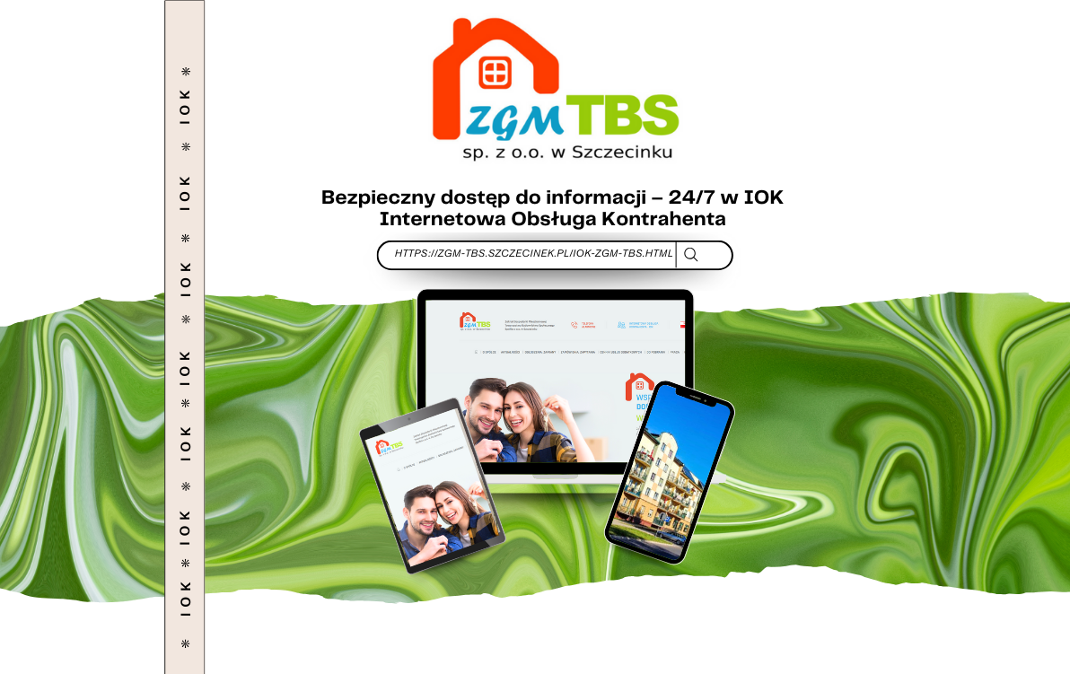 Obraz komputera, telefonu i&nbsp;tabletu pokazujące możliwości korzystania z&nbsp;IOK